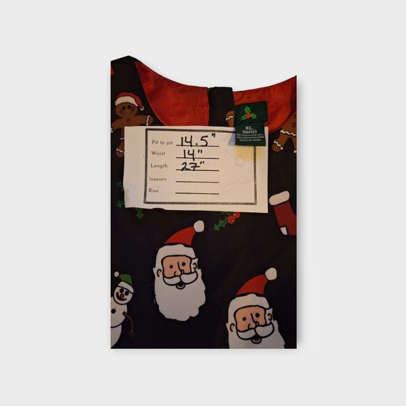 Girls Christmas Dress XL (10/12) Santa  Gingerbread Man Snowman Holly - Picture 7 of 7